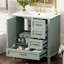 Modern Bathroom Vanity with Sink Combo Set, Featuring Soft Closing Door, Multiple Drawers, and Solid Wood Frame for Enhanced Storage and Style