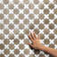 Llama 2" Star 11-7/8 in. x 11-7/8 in. Porcelain Mosaic Tile