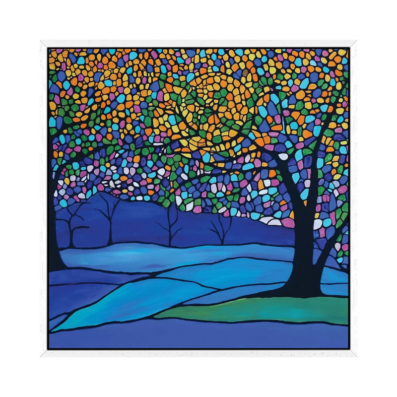 Sunny Daydreams 1 Piece Wall Art on Canvas, 45.72 cm H x 45.72 cm W, White Floater Framed