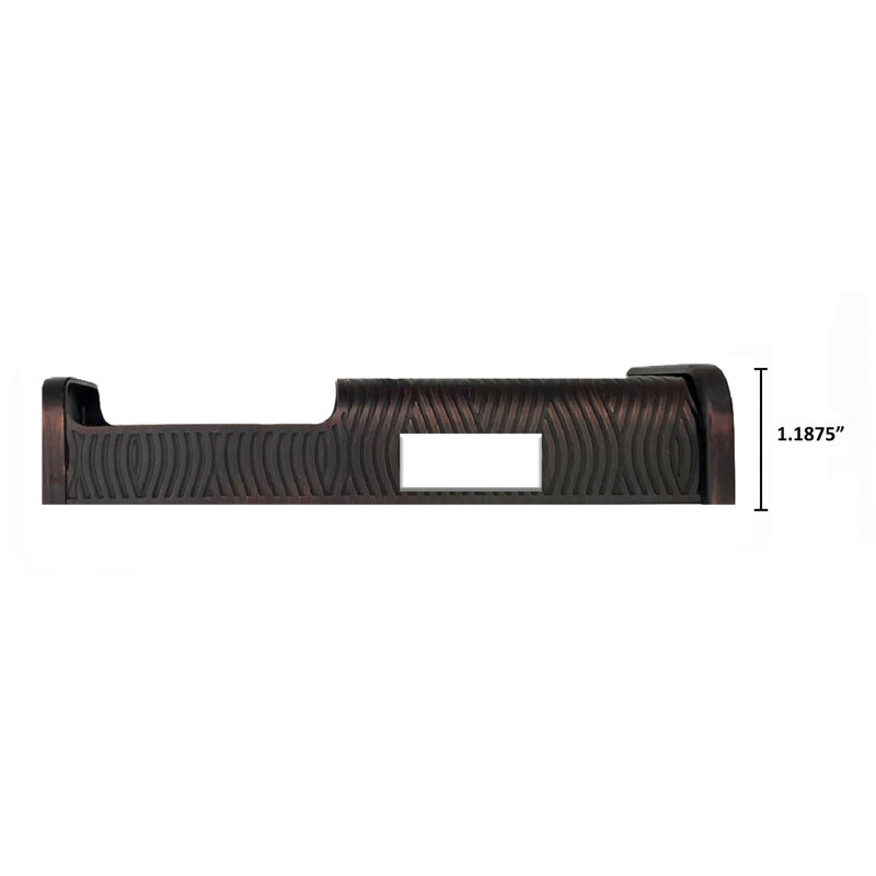 Housse pour sonnette vidéo Waves, Bronze huilé