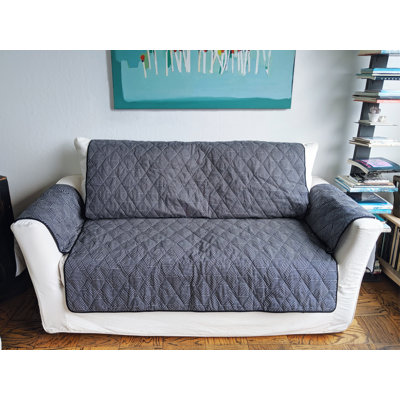 Cotton Box Cushion Sofa Slipcover
