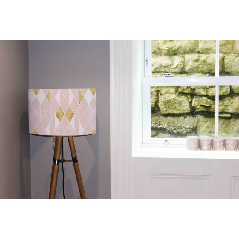 Cotton Drum Lamp Shade ( Uno ), 25cm H x 40cm W x 40cm D