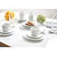 Classico Piece Porcelain China Dinnerware Set - Service for 6