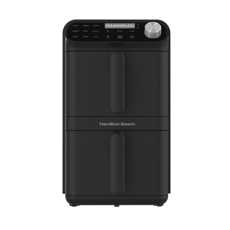 Hamilton Beach 11L XXL Dual Stack 2 Drawer Air Fryer