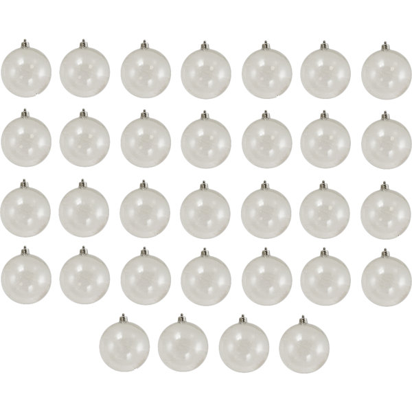 Northlight Shatterproof Iridescent Christmas Ball Ornaments 3.25 ...