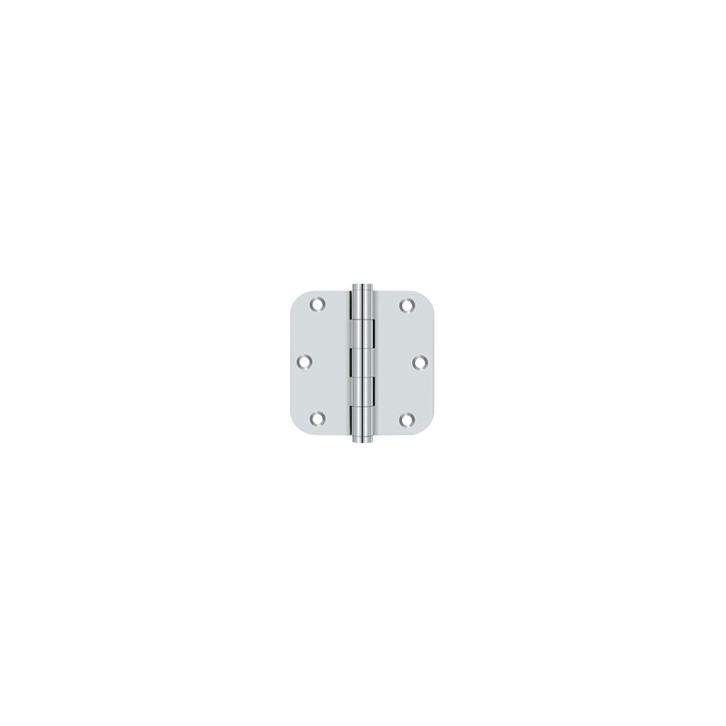 Butt Bearing Hinge, Polished Chrome