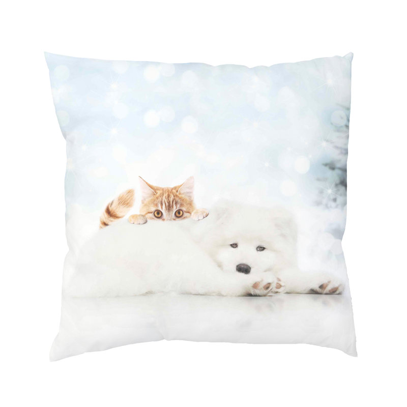 Tran Animal Print Square Throw Pillow Cover