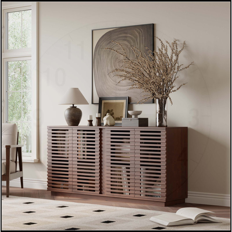 Armoire de rangement élégante et fonctionnelle pour la salle à manger et le salon