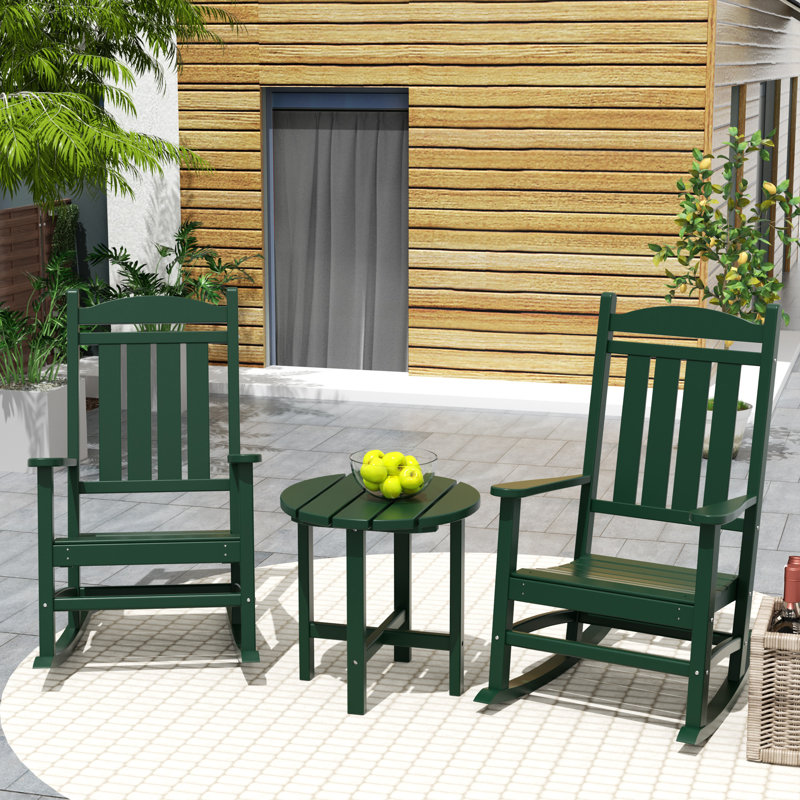 Laguna 2 - Person Patio Conversation Set, Dark Green