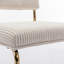 Ensemble de 2 chaises en velours côtelé avec base en métal-438955491