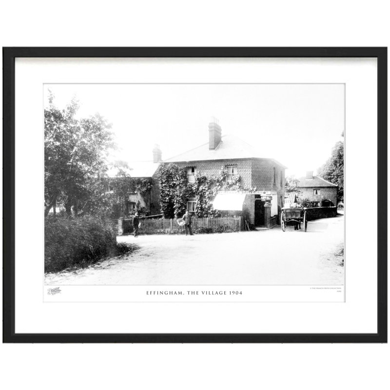 Effingham, The Village 1904 by Francis Frith - Single Picture Frame Print, 40cm H x 50cm W x 2.3cm D