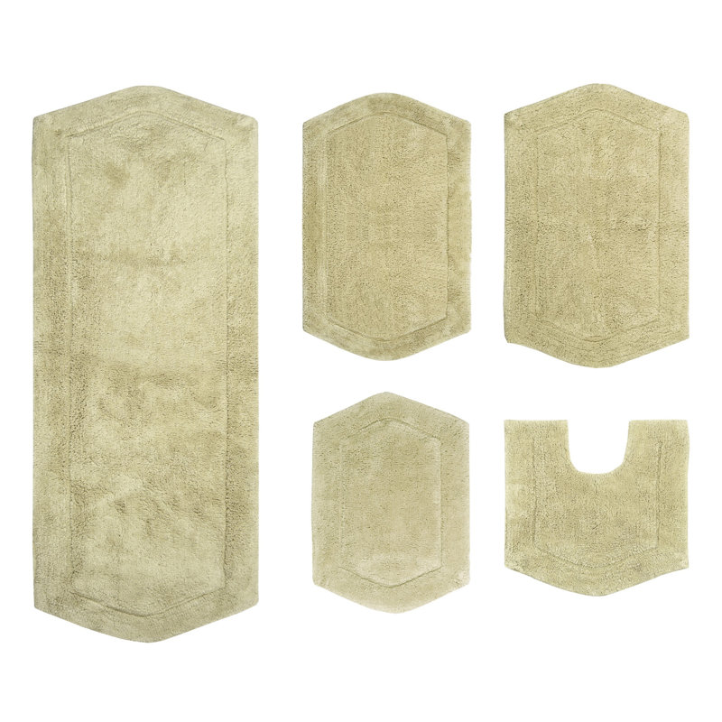 Tapis pour salle de bain Morissette, Sauge