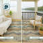 Tapis Shuana ACN3074 Ikat lavable à la machine pour intérieur/extérieur-210928918-210928919