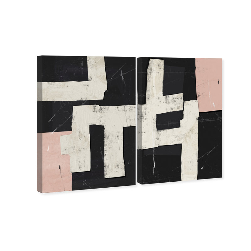 Placed Together Set Set by Oliver Gal, 10"H x 15"W, Gallery Wrapped