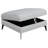 Harrison Grey Upholstered Storage Ottoman