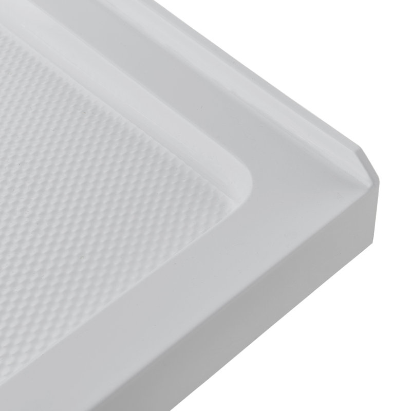 Base de douche en acrylique de coin l 48 po x P 36 po avec drain Streamline