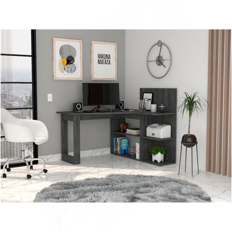 Computer Desk Mohave, Office, Smokey Oak