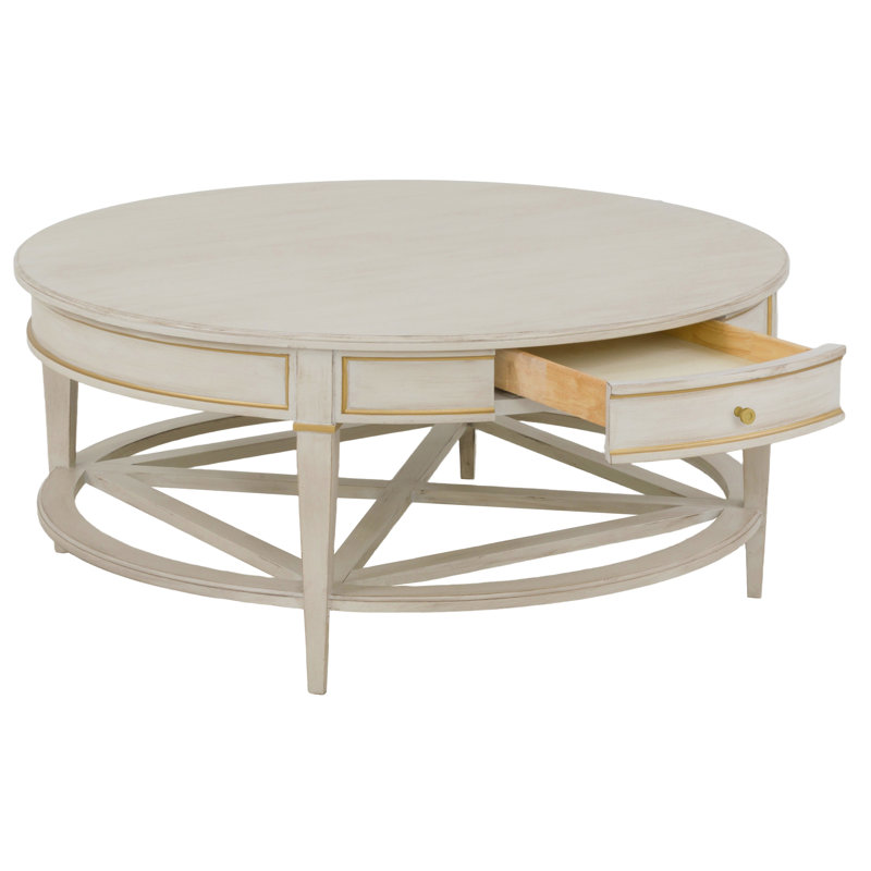 Matteo Cocktail Table, 18.75" H x 42" W x 42" D, Champagne Mist / Champange Mist