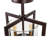 Demetries Glass Semi Flush Mount