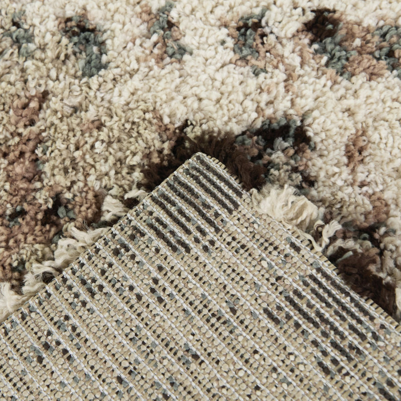 Cortlandt Cream Abstract Modern Area Rug, Rectangle 7'10.5" x 10'0.1"