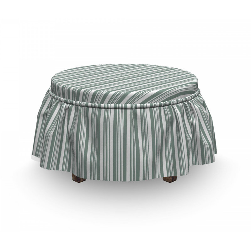 Box Cushion Ottoman Slipcover