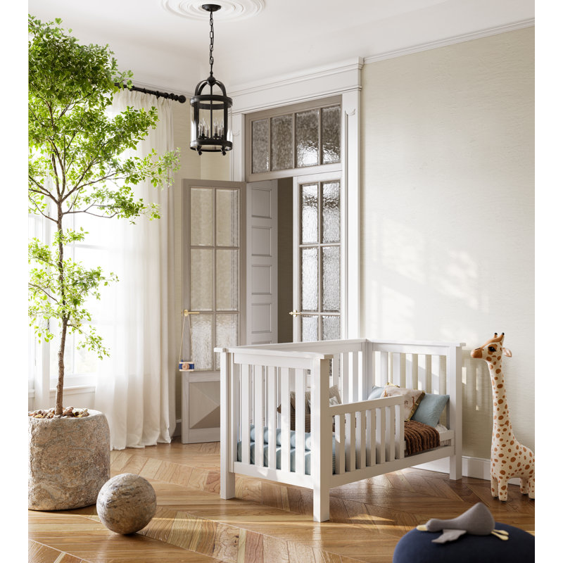 Milk Street Baby "Just White"  Island Convertible Crib