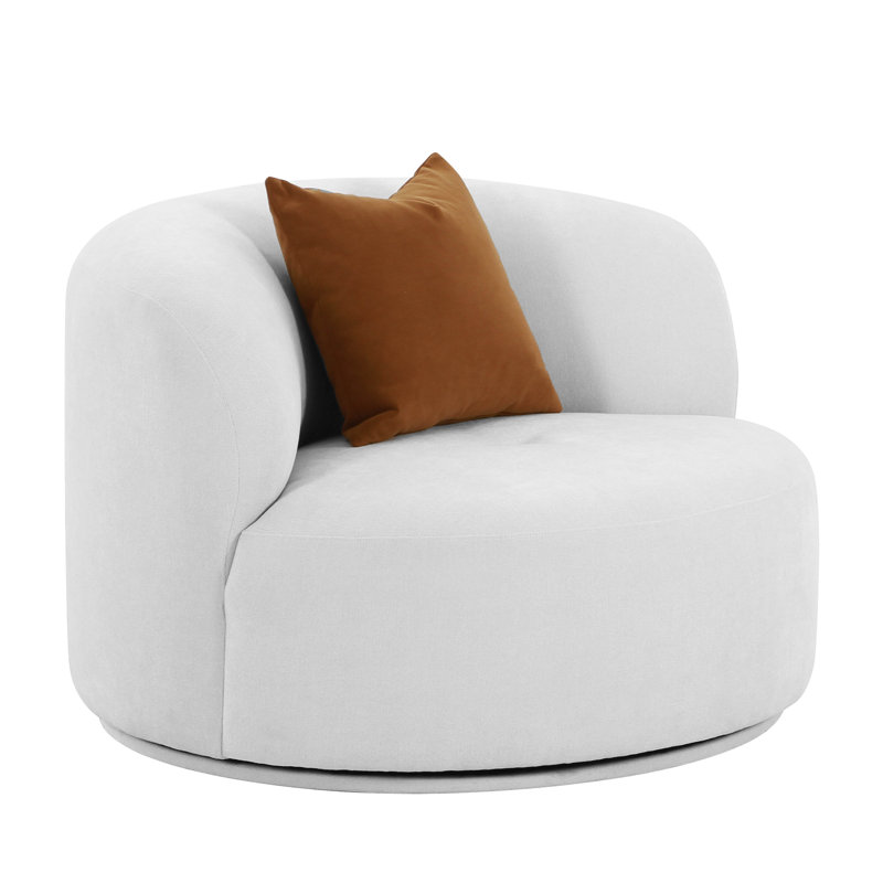Upholstered Armchair, Grey Velcet