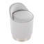 Tabouret de coiffeuse rembourré avec espace de rangement-130917920-130917921