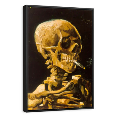Skull With Cigarette 1885
