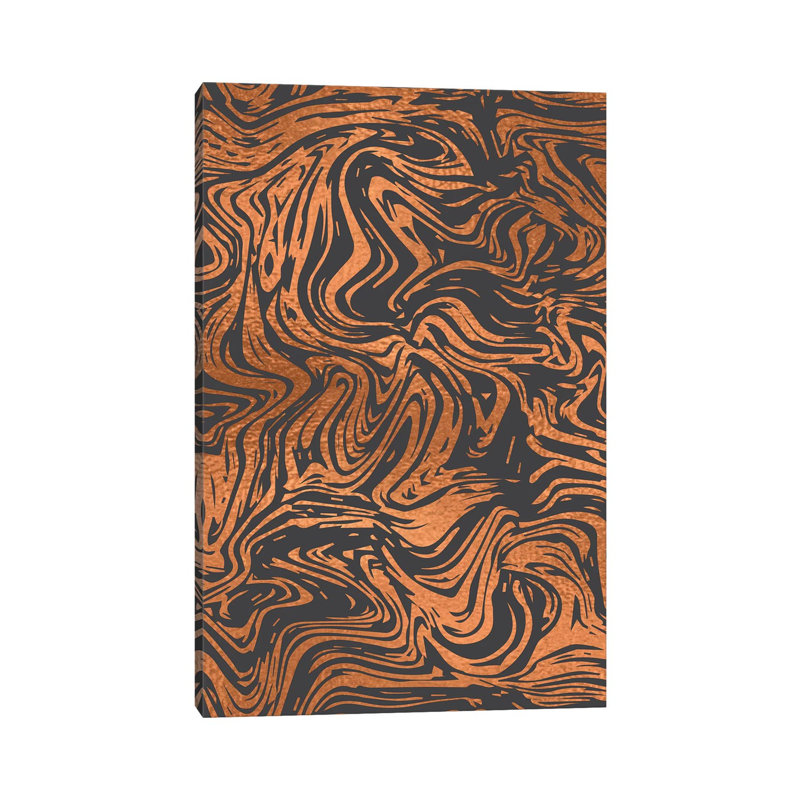 Tiger Stripes by Lisa Whitebutton - Wrapped Canvas Print, 20.32 cm H x 30.48 cm W