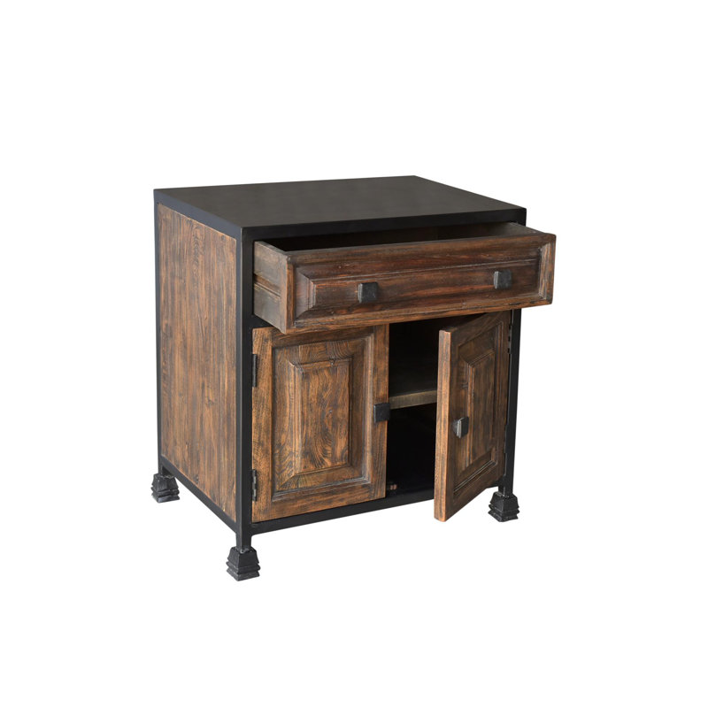 Table de chevet en bois massif