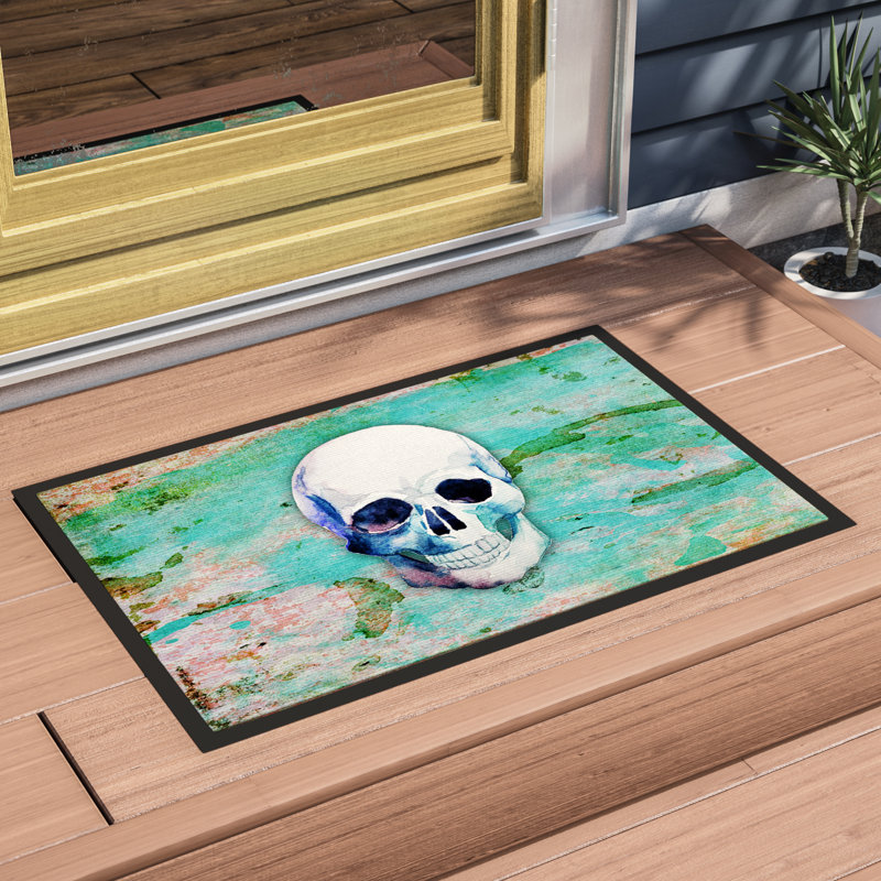 Non-Slip Halloween Outdoor Doormat, 27" W x 18" L 