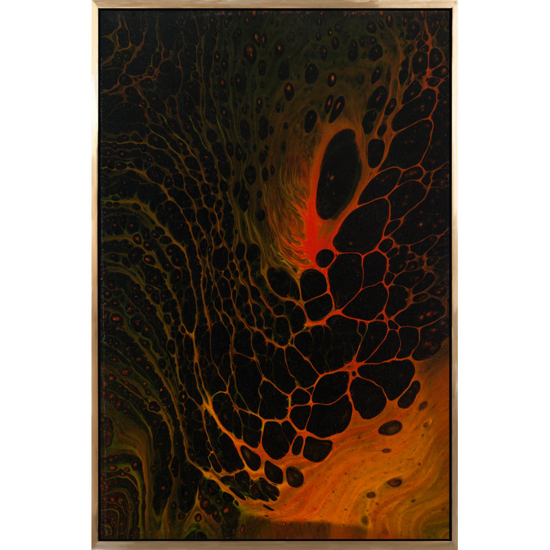 Smoldering Print, 36" H x 24" W