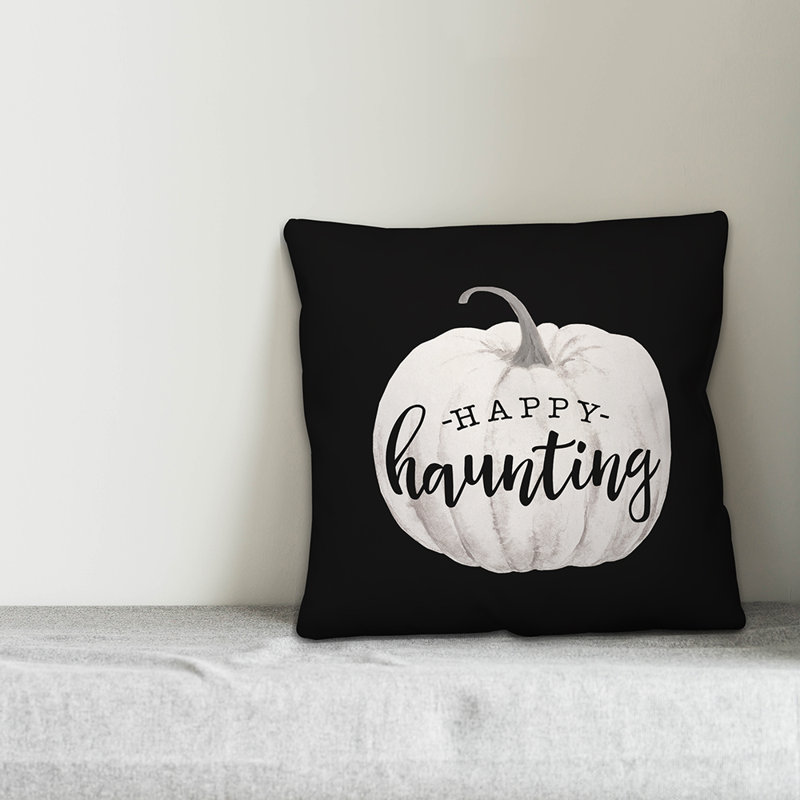  Housse de coussin Happy Haunting, 20 po x 20 po