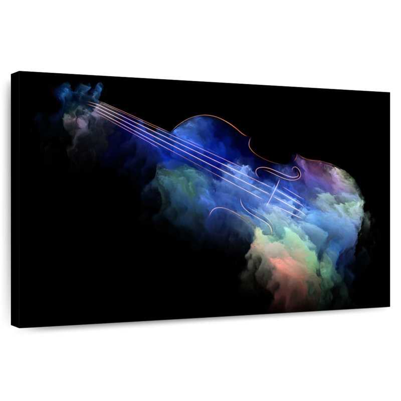 Abarca Abstract Violin, 26" H x 39" W