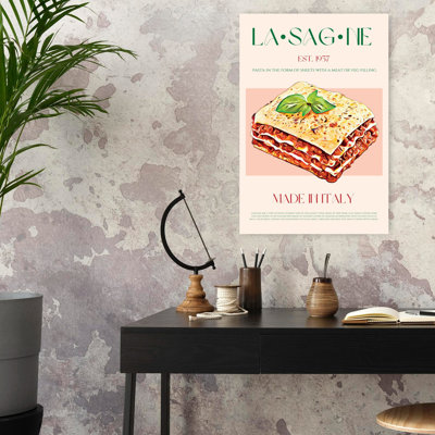 Classic Italian Lasagna Classic Traditional Wall Art