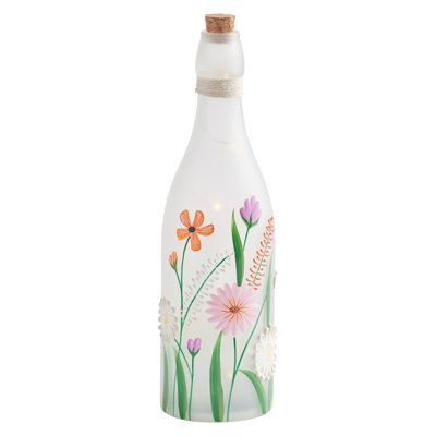 11.8"H English Garden Bottle Lighting