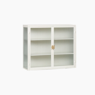 Metal 2 - Door Square Wall Accent Cabinet with Shelves by Ebern Designs