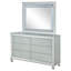 Commode 6 tiroirs avec miroir Metallic