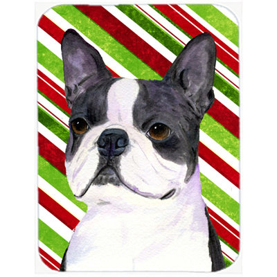 Planche à découper en verre Boston Terrier