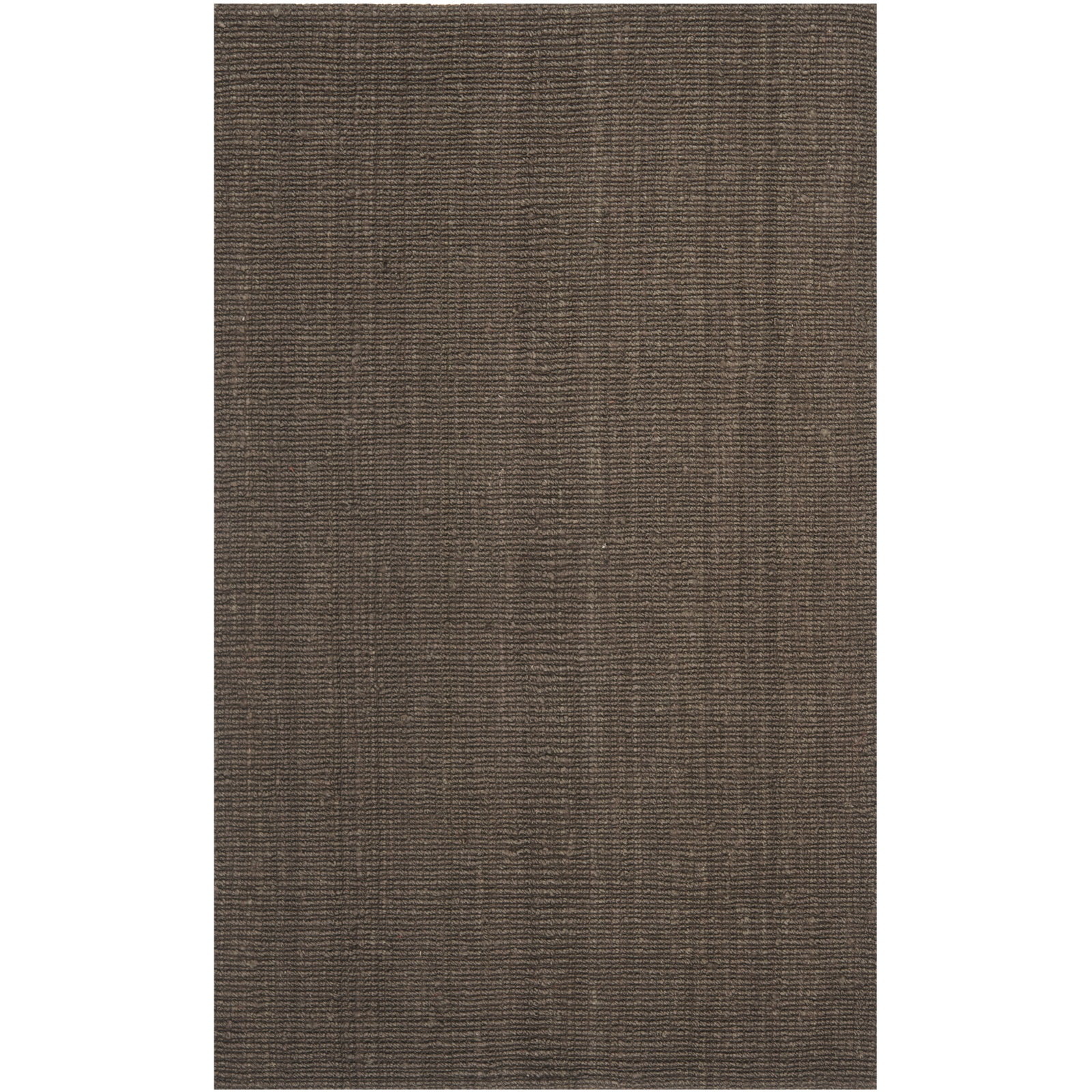 Auckland Handwoven Flatweave Jute/Sisal Brown Area Rug, Rectangle 2' x 3'