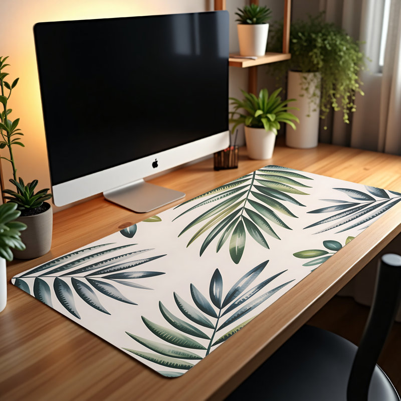 Polyester Desk Pad, 14.4x12.1