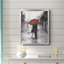 Toile encadrée «Caught in the Rain» de qualité supérieure - prête à être accrochée-2144840209-2144840208