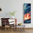 Magma does not wait  Framed canvas-946035130