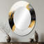 Miroir mural moderne doré et doré Essence IV-1183038428