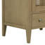 Meuble-lavabo 24 po avec lavabo en céramique, armoire de rangement en rotin avec deux portes et un tiroir, cadre solide