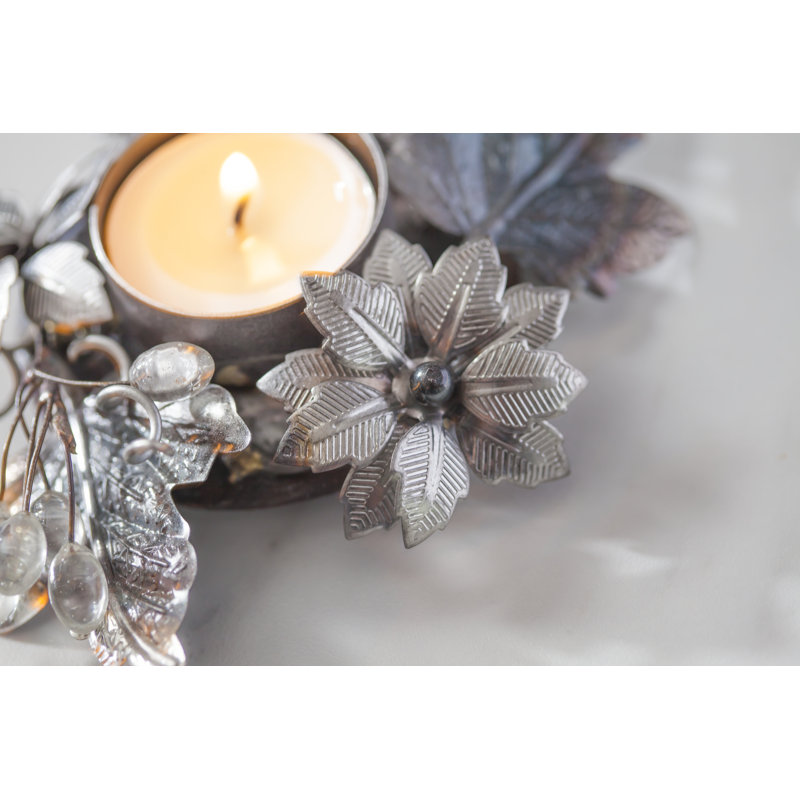 2 Piece Metal Wall Tealight Holder Set