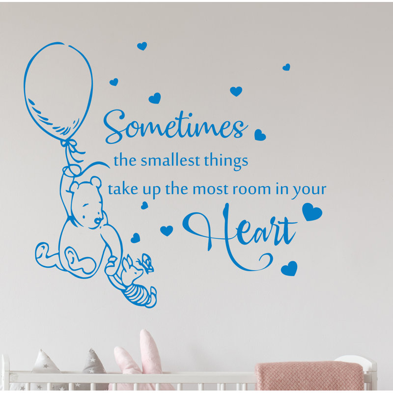 Décalcomanie murale, parfois, les petits objets, Bleu pâle