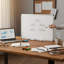 Wall Mounted Magnetic Dry Erase Whiteboard with Pen Tray-121974115