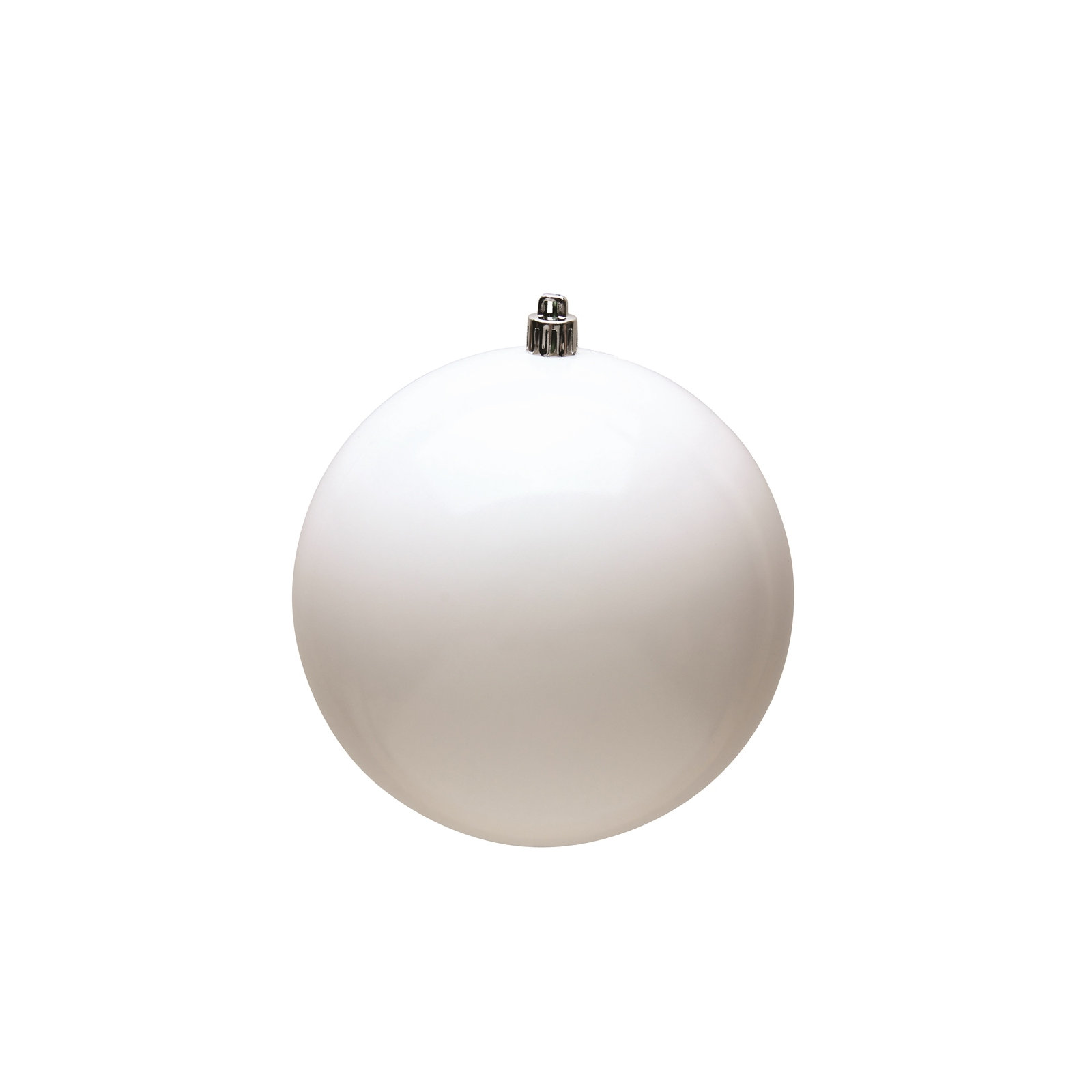 Holiday Décor Ball Ornament, 2.75", White